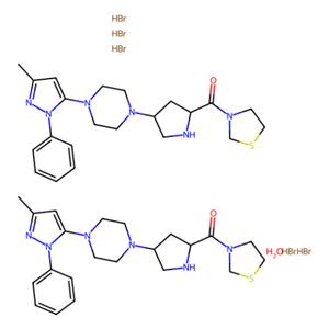 aladdin 阿拉丁 T465339 Teneligliptin hydrobromide hydrate 1572583-29-9 98%