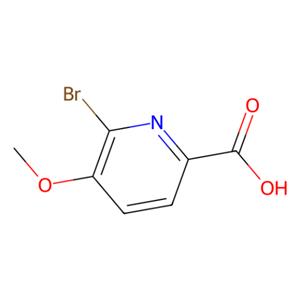 6-溴-5-甲氧基-2-羧酸吡啶,6-Bromo-5-methoxypicolinic Acid
