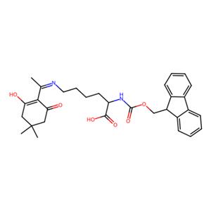 N6-[1-(4,4-二甲基-2,6-二氧代环己基亚基)乙基]-N2-[芴甲氧羰基]-D-赖氨酸,N6-[1-(4,4-Dimethyl-2,6-dioxocyclohexylidene)ethyl]-N2-[(9H-fluoren-9-ylmethoxy)carbonyl]-D-lysine