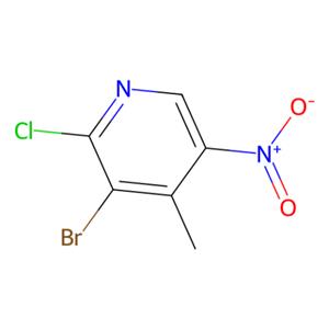 3-溴-2-氯-4-甲基-5-硝基吡啶,3-Bromo-2-chloro-4-methyl-5-nitropyridine