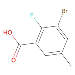aladdin 阿拉丁 B589999 3-溴-2-氟-5-甲基苯甲酸 72518-16-2 95%