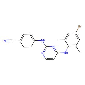 aladdin 阿拉丁 D342699 4-[[4-[(4-溴-2,6-二甲基苯基)氨基]-2-吡啶基]氨基]-苯甲腈 374067-85-3 97%