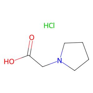 aladdin 阿拉丁 P345179 吡咯烷-1-基乙酸盐酸盐 6628-74-6 97%