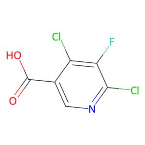 aladdin 阿拉丁 D174517 4,6-二氯-5-氟吡啶-3-羧酸 154012-18-7 97%