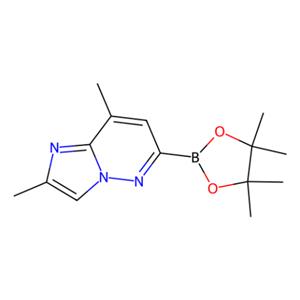 aladdin 阿拉丁 D587784 2,8-二甲基-6-(4,4,5,5-四甲基-1,3,2-二氧硼杂环戊烷-2-基)咪唑并[1,2-b]哒嗪 1825352-86-0 98%