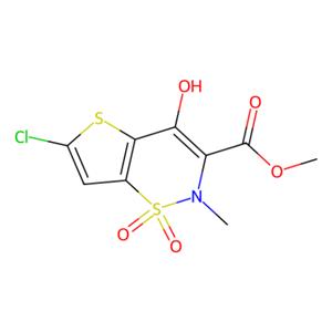 aladdin 阿拉丁 C589946 6-氯-4-羟基-2-甲基-2H-噻吩[2,3-e]-1,2-噻嗪-3-甲酸甲酯-1,1-二氧化物 70415-50-8 98%
