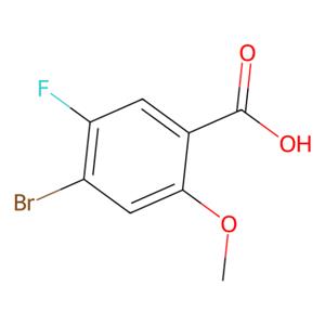 4-溴-5-氟-2-甲氧基苯甲酸,4-Bromo-5-fluoro-2-methoxybenzoic acid