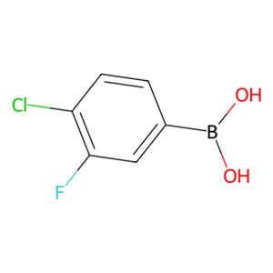 aladdin 阿拉丁 B301144 4-氯-3-氟苯硼酸(含不同量的酸酐) 137504-86-0 ≧95%