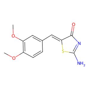 aladdin 阿拉丁 W418475 （5Z）-2-氨基-5-（3,4-二甲氧基苄叉）-1,3-噻唑-4（5H）-酮 1198098-03-1 98%