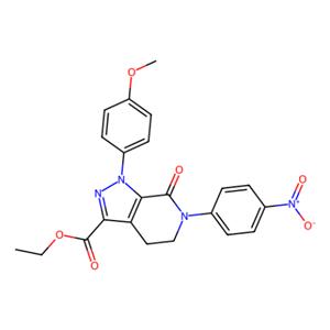 aladdin 阿拉丁 E589393 4,5,6,7-四氢-1-(4-甲氧基苯基)-6-(4-硝基苯基)-7-氧代-1H-吡唑并[3,4-c]吡啶-3-羧酸乙酯 536759-91-8 98%