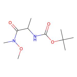 aladdin 阿拉丁 B187541 N-(叔丁氧基羰基)-L-丙氨酸-N′-甲氧基-N′-甲酰胺 87694-49-3 95%