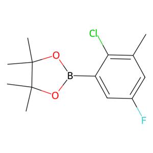 2-(2-氯-5-氟-3-甲基苯基)-4,4,5,5-四甲基-1,3,2-二氧硼杂环戊烷,2-(2-Chloro-5-fluoro-3-methylphenyl)-4,4,5,5-tetramethyl-1,3,2-dioxaborolane