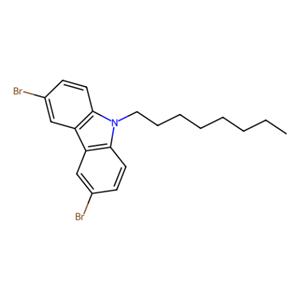 aladdin 阿拉丁 D154459 3,6-二溴-9-正辛基咔唑 79554-93-1 98.0%
