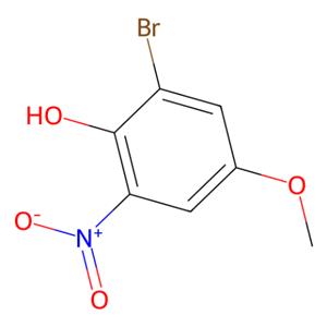 aladdin 阿拉丁 B153136 2-溴-4-甲氧基-6-硝基苯酚 115929-59-4 98%