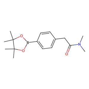 aladdin 阿拉丁 N586805 N,N-二甲基-2-(4-(4,4,5,5-四甲基-1,3,2-二氧硼杂环戊烷-2-基)苯基)乙酰胺 1256359-80-4 98%