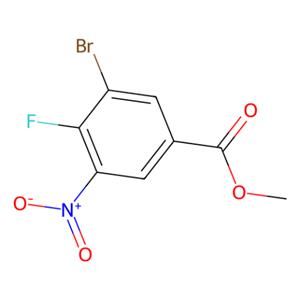 3-溴-4-氟-5-硝基苯甲酸甲酯,Methyl 3-bromo-4-fluoro-5-nitrobenzoate