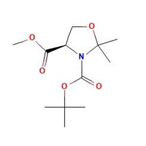 (R)-(+)-3-Boc-2,2-二甲基-4-恶唑烷羧酸甲酯,Methyl (R)-(+)-3-Boc-2,2-dimethyl-4-oxazolidinecarboxylate