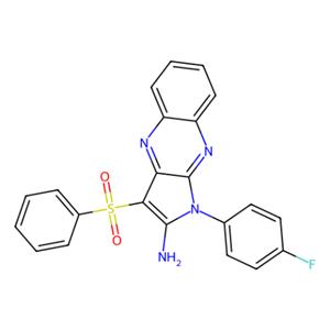 1-(4-氟苯基)-3-(苯磺酰基)-1H-吡咯并[2,3-b]喹喔啉-2-胺,1-(4-Fluorophenyl)-3-(phenylsulfonyl)-1H-pyrrolo[2,3-b]quinoxalin-2-amine