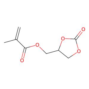 甲基丙烯酸(2-氧代-1,3-二氧戊环-4-基)甲酯 (含稳定剂MEHQ),(2-Oxo-1,3-dioxolan-4-yl)methyl Methacrylate (stabilized with MEHQ)