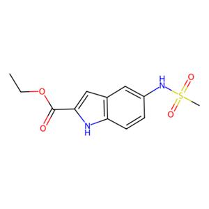 5-甲磺酰氨基吲哚-2-甲酸乙酯,Ethyl 5-(methylsulfonamido)-1H-indole-2-carboxylate