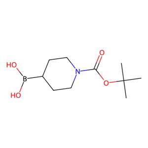 aladdin 阿拉丁 T586781 (1-(叔丁氧基羰基)哌啶-4-基)硼酸（含不等量酸酐） 1251537-39-9 95%