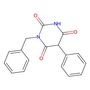 1-苄基-5-苯基巴比妥酸,1-Benzyl-5-phenylbarbituric acid