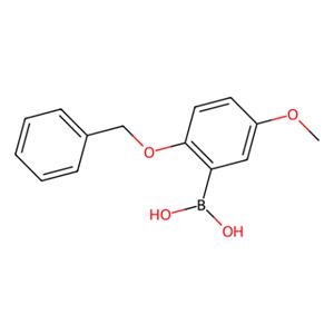 aladdin 阿拉丁 B586729 2-苄氧基-5-甲氧基苯硼酸（含不等量的酸酐） 1236768-61-8 95%