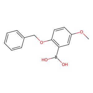 2-苄氧基-5-甲氧基苯硼酸（含不等量的酸酐）,(2-(Benzyloxy)-5-methoxyphenyl)boronic acid (contains varying amounts of Anhydride)