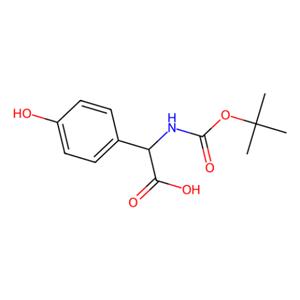 aladdin 阿拉丁 T589381 2-(叔丁氧羰基)氨基-2-(4-羟基苯基)乙酸 53249-34-6 96%