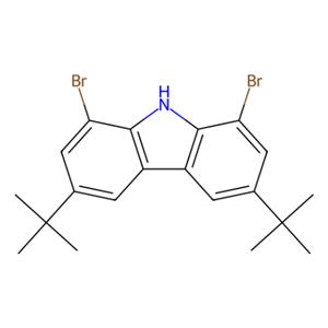 1,8-二溴-3,6-二叔丁基-9H-咔唑,1,8-Dibromo-3,6-di-tert-butyl-9H-carbazole