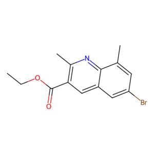 aladdin 阿拉丁 B166316 6-溴-2,8-二甲基喹啉-3-羧酸乙酯 1189106-89-5 98%