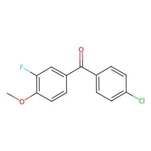 aladdin 阿拉丁 C353675 4-氯-3'-氟-4'-甲氧基二苯甲酮 844885-05-8 97%