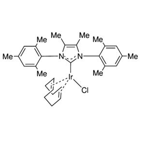 aladdin 阿拉丁 C283128 氯（1,5-环辛二烯）[4,5-二甲基-1,3-双（2,4,6-三甲基苯基）咪唑-2-亚烷基]铱（I） 1118917-09-1 ≥98%