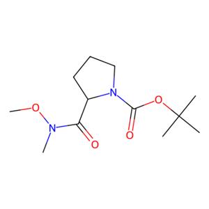 aladdin 阿拉丁 N350608 N-（叔丁氧羰基）-L-脯氨酸-N'-甲氧基-N'-甲基酰胺 115186-37-3 98%