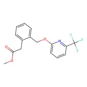 aladdin 阿拉丁 M587840 2-(2-(((6-(三氟甲基)吡啶-2-基)氧基)甲基)苯基)乙酸甲酯 187327-30-6 97%