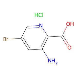 3-氨基-5-溴吡啶-2-羧酸盐酸盐,3-amino-5-bromopyridine-2-carboxylic acid hydrochloride