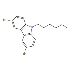 aladdin 阿拉丁 D290617 3,6-二溴9-己基-9H-咔唑 150623-72-6 >98%(HPLC)
