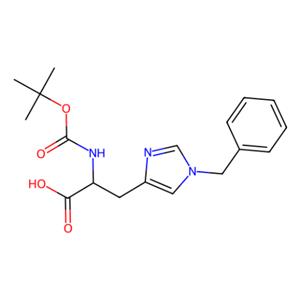 aladdin 阿拉丁 B168510 τ-苄基-Nα-(叔丁氧羰基)-L-组氨酸 20898-44-6 98%