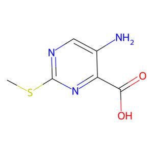 aladdin 阿拉丁 A178673 5-氨基-2-(甲硫基)嘧啶-4-羧酸 100130-05-0 97%
