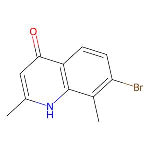 aladdin 阿拉丁 B166314 7-溴-2,8-二甲基-4-羟基喹啉 1189106-80-6 97%