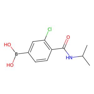 3-氯-4-(N-异丙基氨基甲酰基)苯基硼酸 (含有数量不等的酸酐),3-Chloro-4-(N-isopropylcarbamoyl)phenylboronic acid