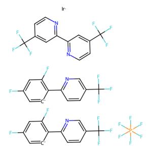 aladdin 阿拉丁 B283104 4,4'-双(三氟甲基)-2,2'-联吡啶双[3,5-二氟-2-[5-三氟甲基-2-吡啶基)苯基]铱(III)六氟磷酸盐 2030437-90-0 98%