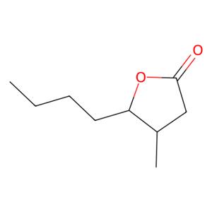 aladdin 阿拉丁 B152725 β-甲基-γ-辛醇内酯 (异构体混合物) 39212-23-2 >98.0%(GC)