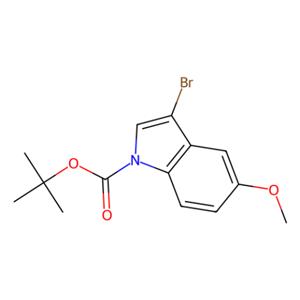 aladdin 阿拉丁 B183909 3-溴-5-甲氧基吲哚-1-羧酸叔丁酯 348640-11-9 95%