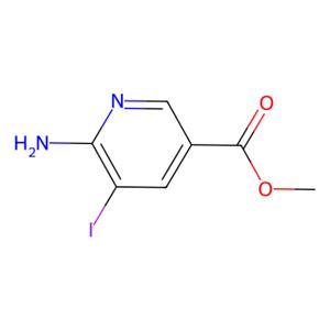 6-氨基-5-碘吡啶-3-羧酸甲酯,Methyl 6-amino-5-iodopyridine-3-carboxylate