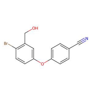 aladdin 阿拉丁 B590662 4-(4-溴-3-(羟基甲基)苯氧基)苯甲腈 906673-45-8 98%