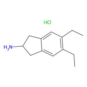 aladdin 阿拉丁 D192667 5,6-二乙基-2,3-二氢-1H-茚-2-胺盐酸盐 312753-53-0 98%