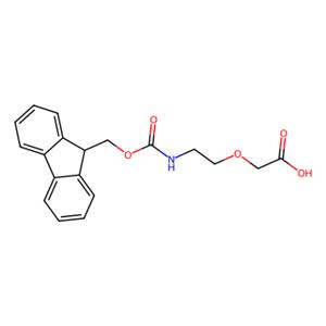 aladdin 阿拉丁 H588466 2-(2-(((((9H-芴-9-基)甲氧基)羰基)氨基)乙氧基)乙酸 260367-12-2 97%