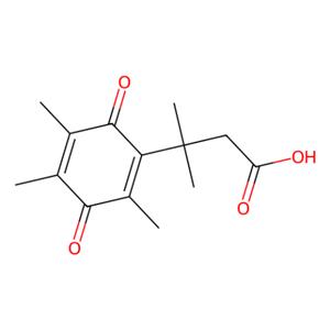 aladdin 阿拉丁 M404747 3-甲基-3-(2,4,5-三甲基-3,6-二氧代环己-1,4-二烯-1-基)丁酸 40662-29-1 97%