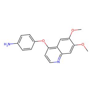 aladdin 阿拉丁 D404184 4-[(6,7-二甲氧基喹啉-4-基)氧基]苯胺 190728-25-7 98%